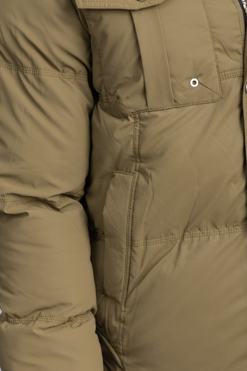 HOODED CASUAL JACKET – OLIVE